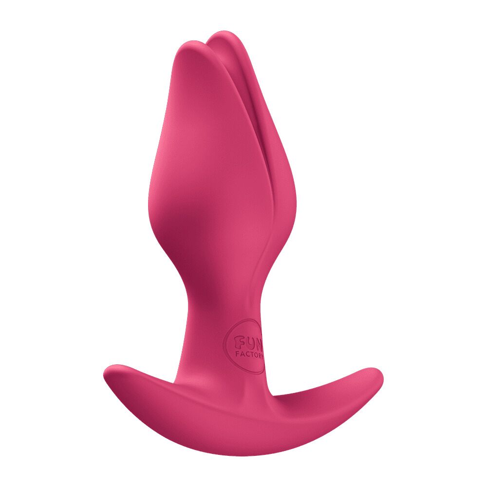 Анальна пробка Fun Factory BOOTIE FEM Raspberry, у вигляді бутона, діаметр 2,9 см, тонкий обмежувач - Зображення 2