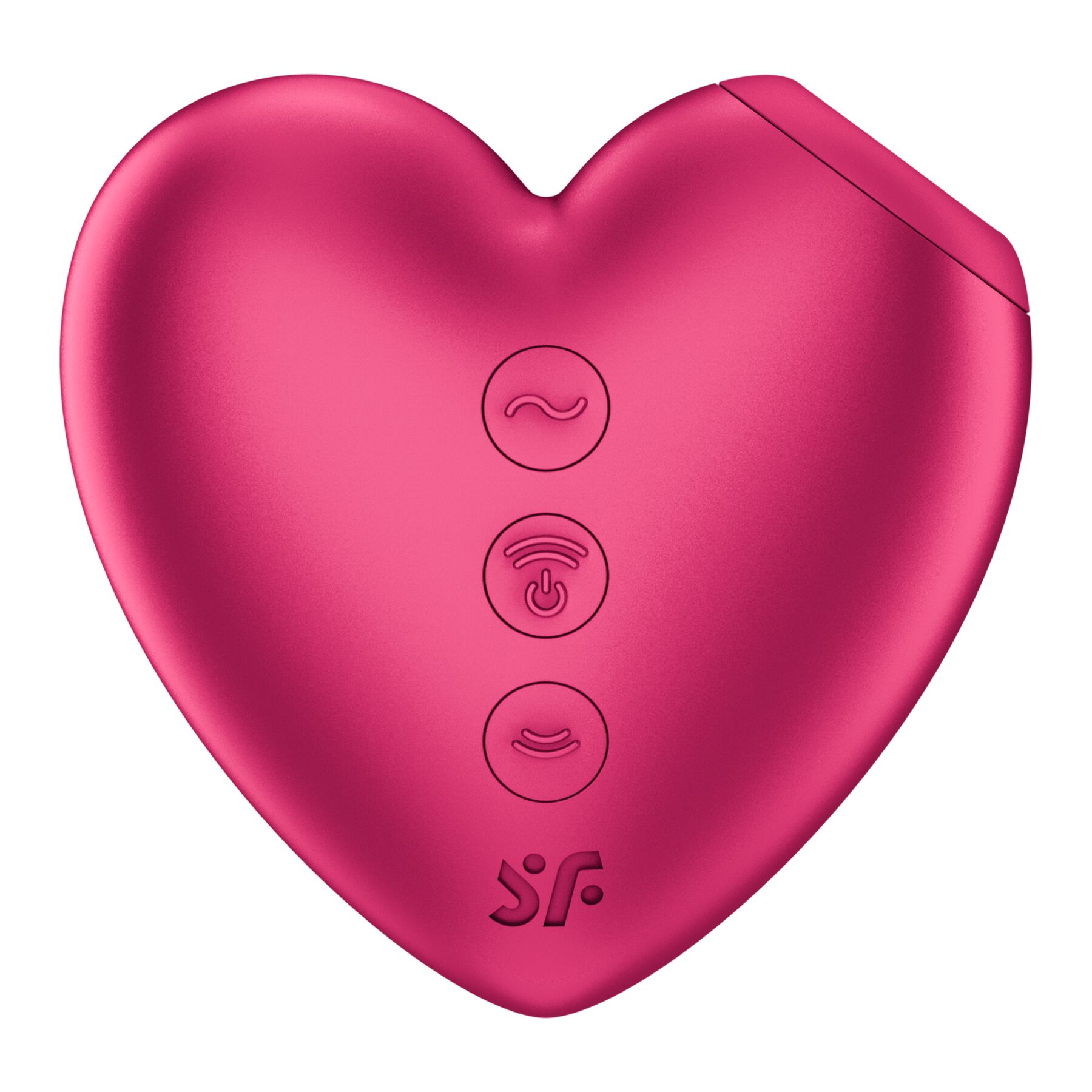 Вакуумний стимулятор-серце з вібрацією Satisfyer Cutie Heart Battery Series - Зображення 3