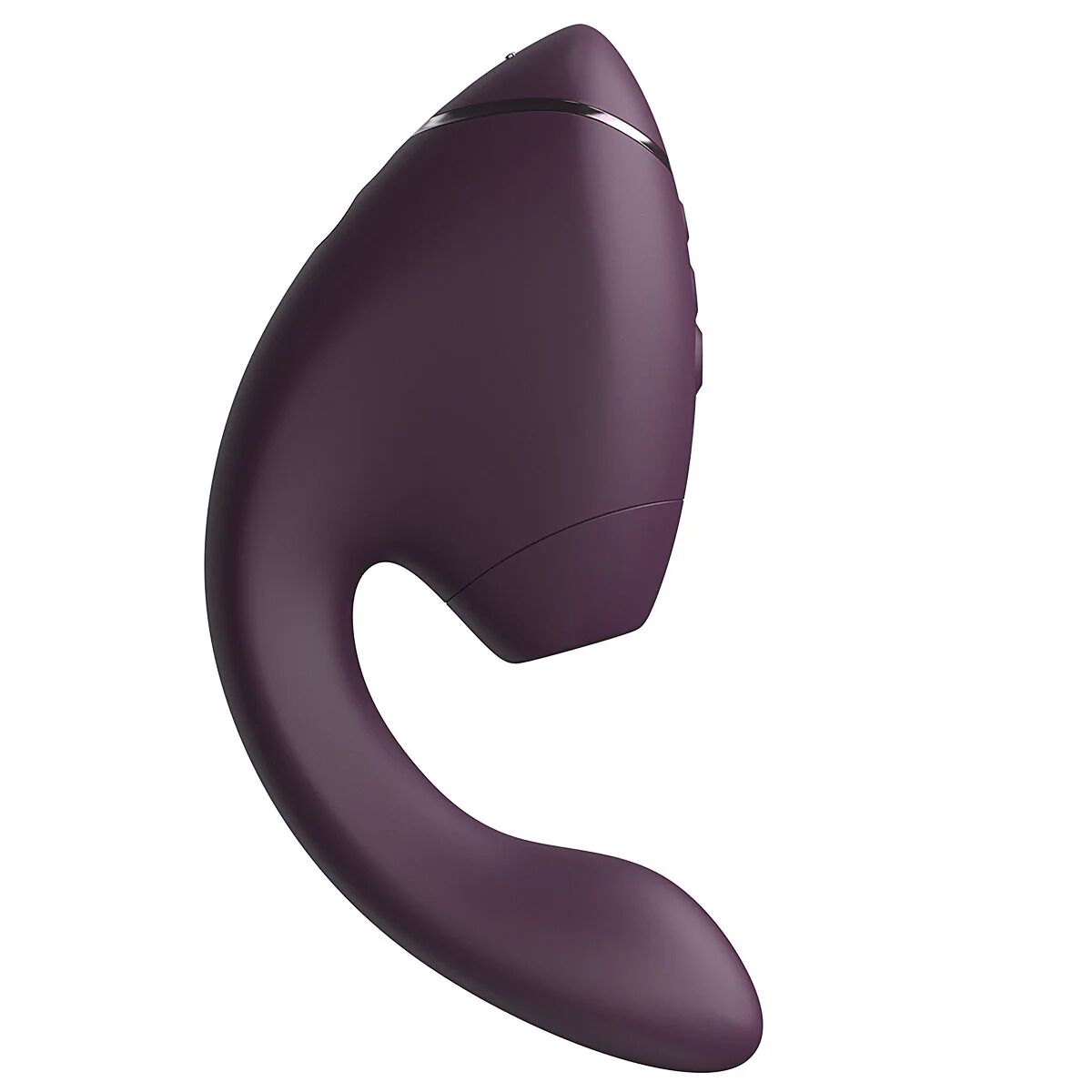 Подвійний вакуумний кліторальний стимулятор з вібрацією Womanizer Next Duo - Dark Purple - Зображення 4