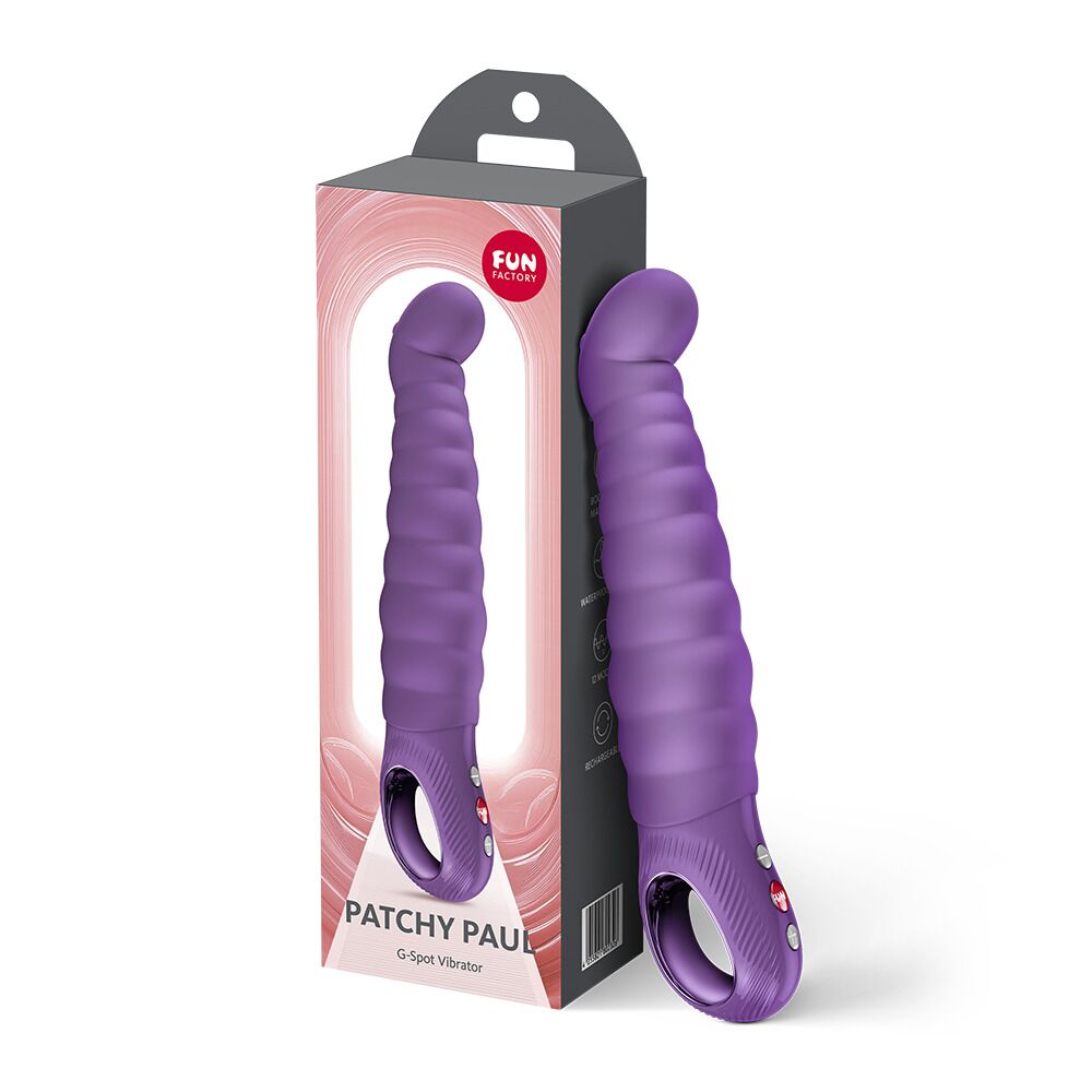 Вібратор точки G Fun Factory PATCHY PAUL Dark Violet, гнучкий, 12 режимів - Зображення 4