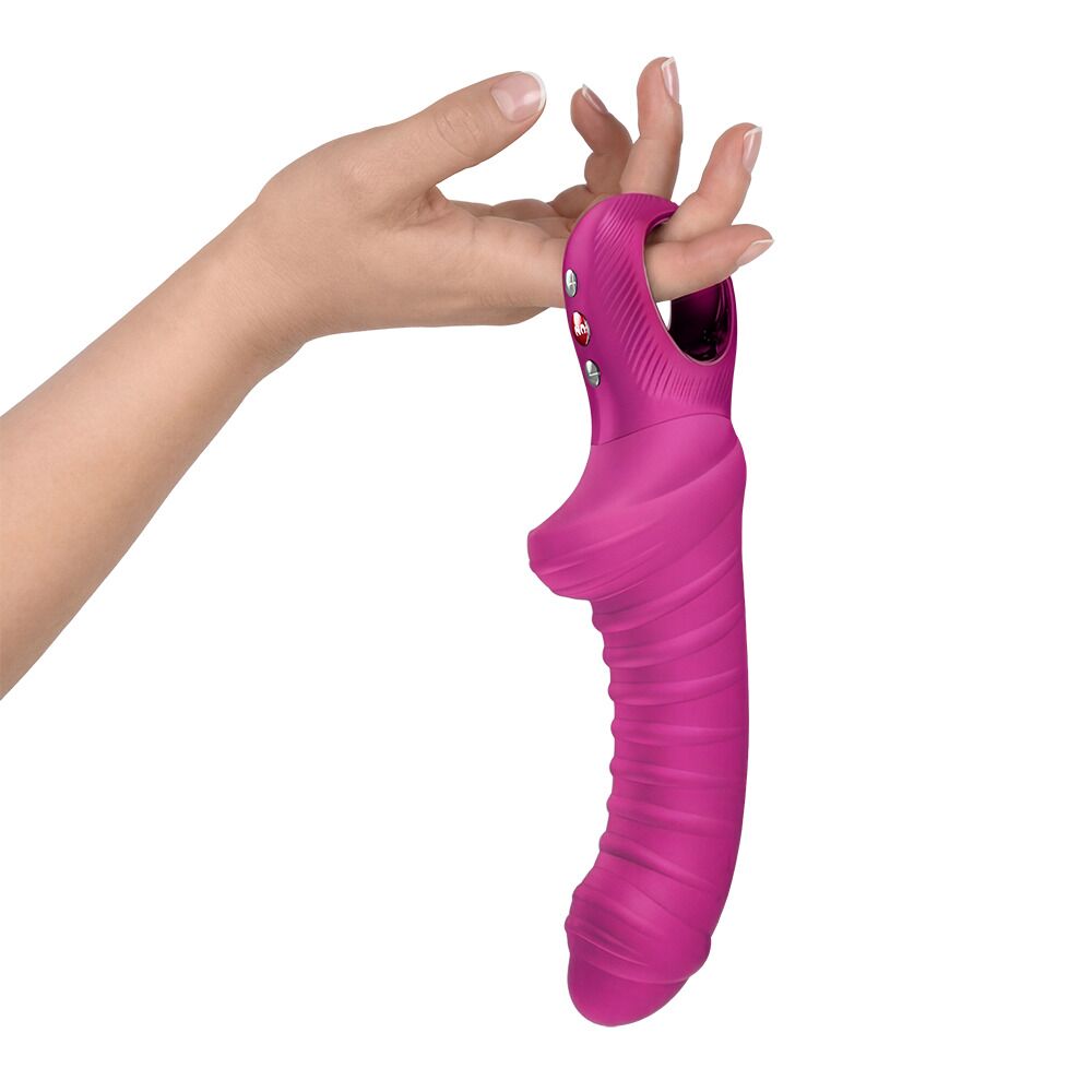 Вібратор для точки G Fun Factory TIGER Magenta, ребристий, підходить для анальної стимуляції - Зображення 3