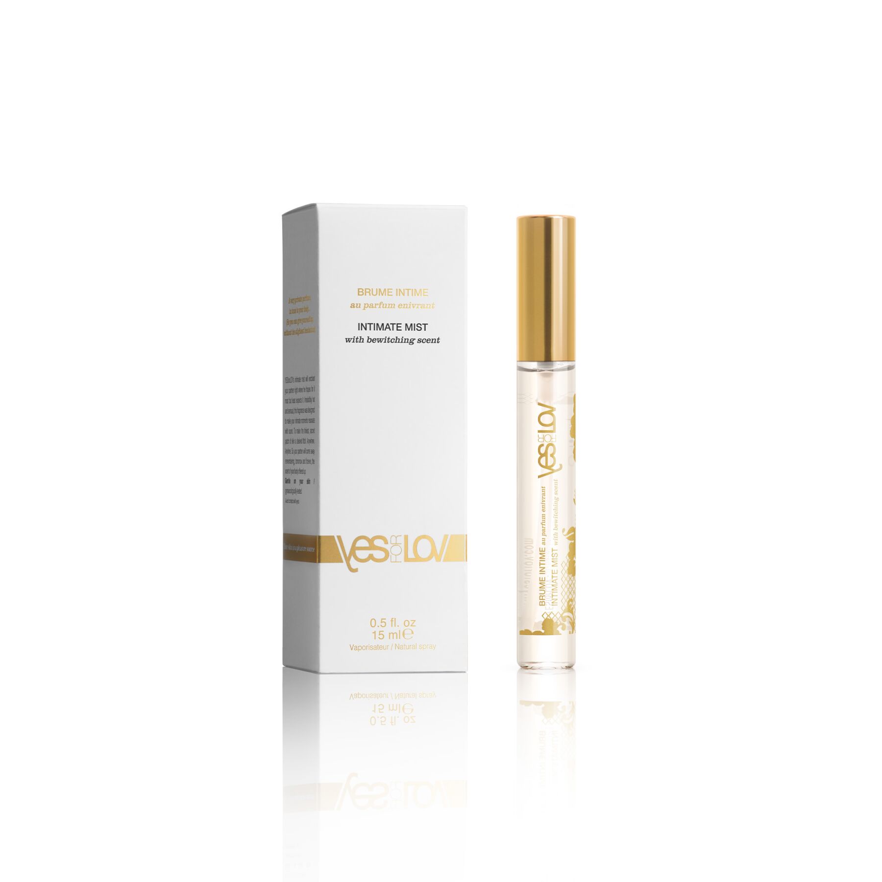 Інтимний спрей-міст YESforLOV INTIMATE MIST 15 мл, чуттєвий аромат, 91 % натуральних інгредієнтів