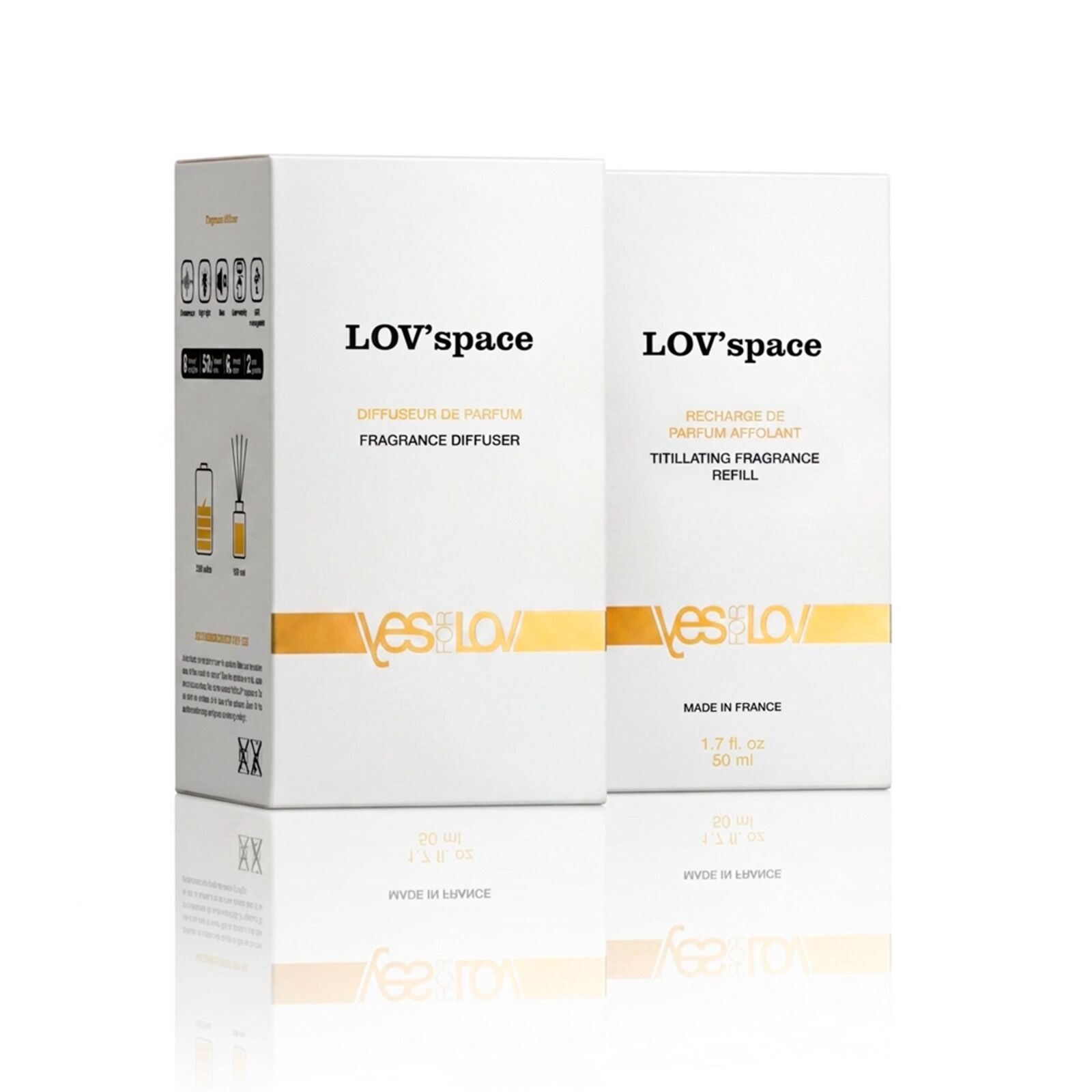 Ароматичний дифузор YESforLOV LOV'space + рефіл Titillating Fragrance Refill, пряний аромат - Зображення 2
