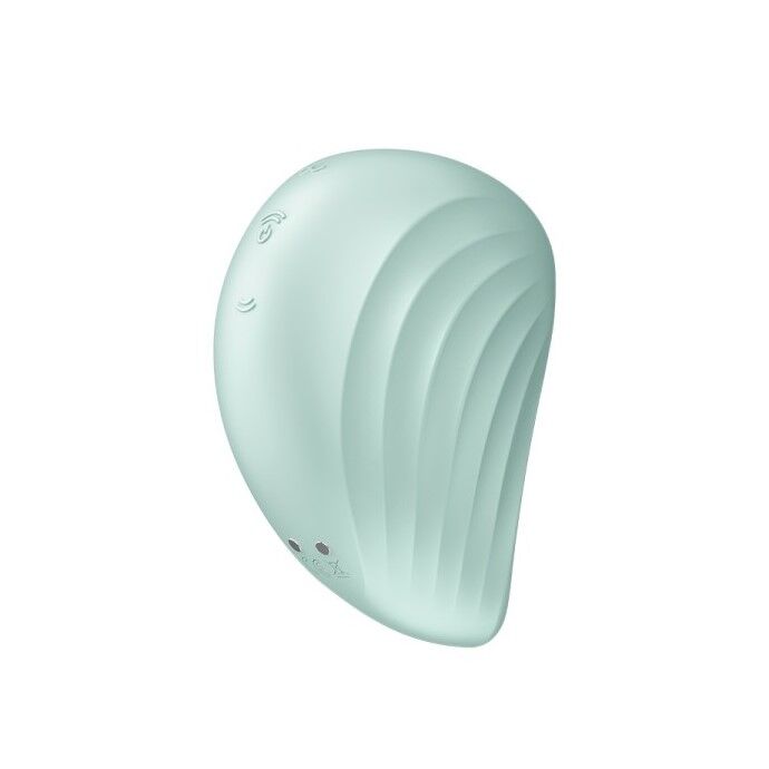 Вакуумний кліторальний стимулятор із вібрацією Satisfyer Pearl Diver Mint - Зображення 4