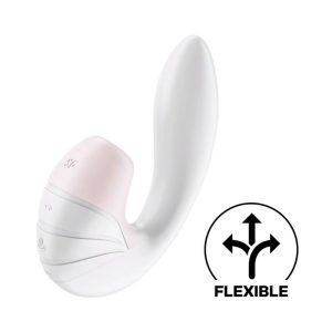 Вакуумний вібратор Satisfyer Supernova White, 2 положення стовбура