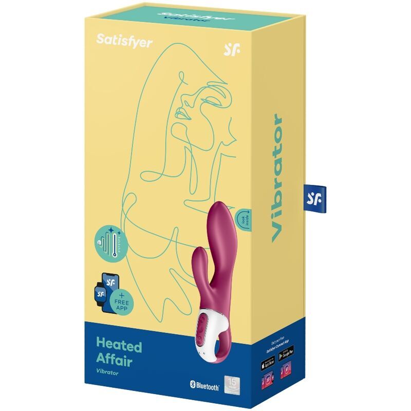 Смарт вібратор-кролик із підігрівом Satisfyer Heated Affair - Зображення 4