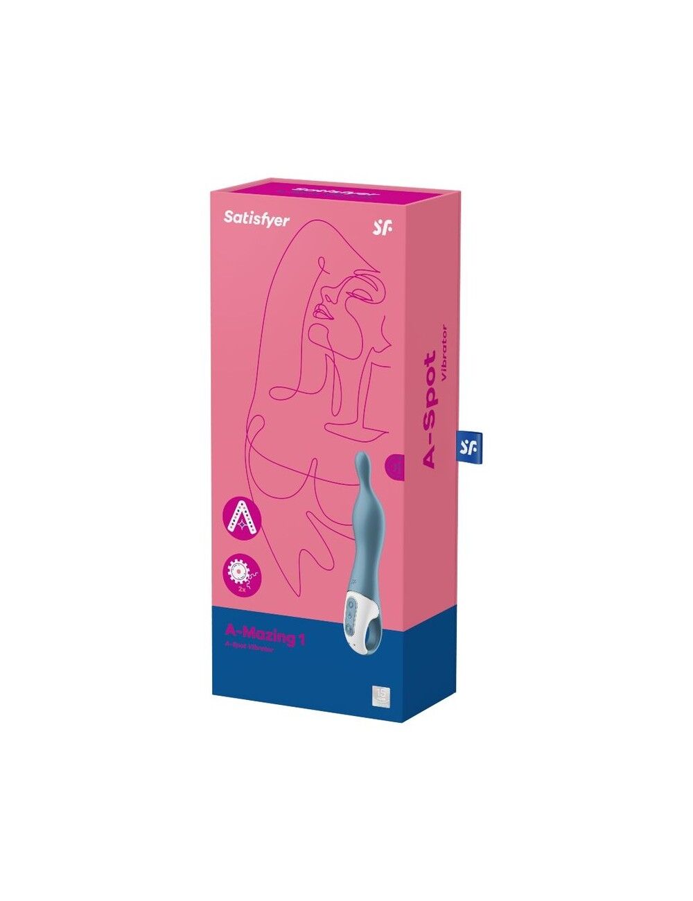 Вібратор для точки А Satisfyer A-Mazing 1 Blue - Зображення 4