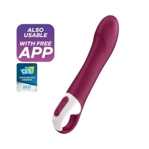 Смарт-вібратор точки G Satisfyer Big Heat з функцією підігріву