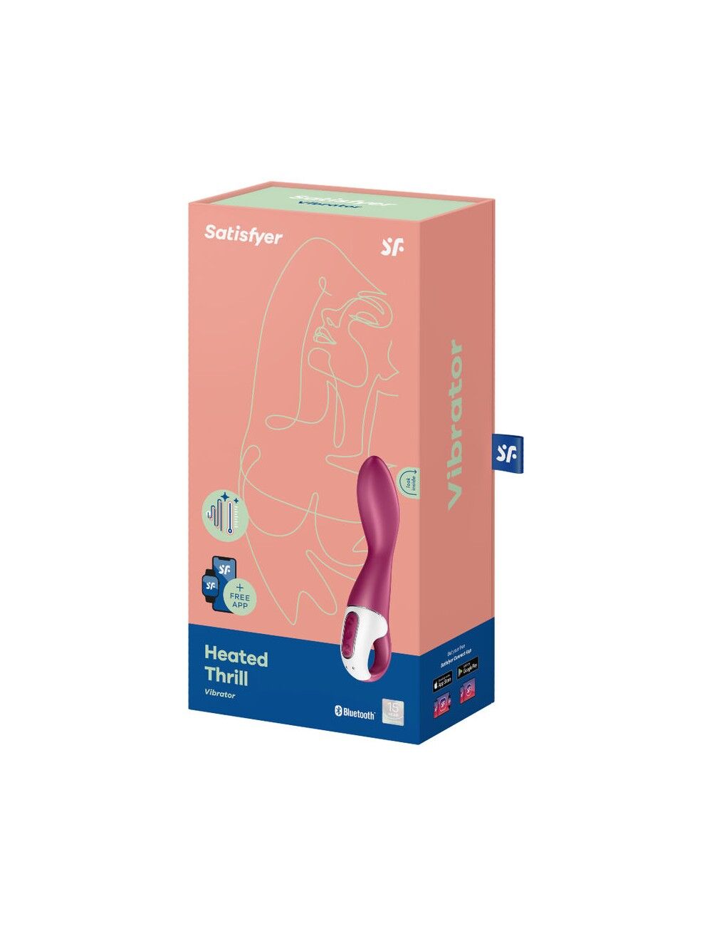 Смарт-вібратор точки G Satisfyer Heated Thrill з функцією підігріву - Зображення 4