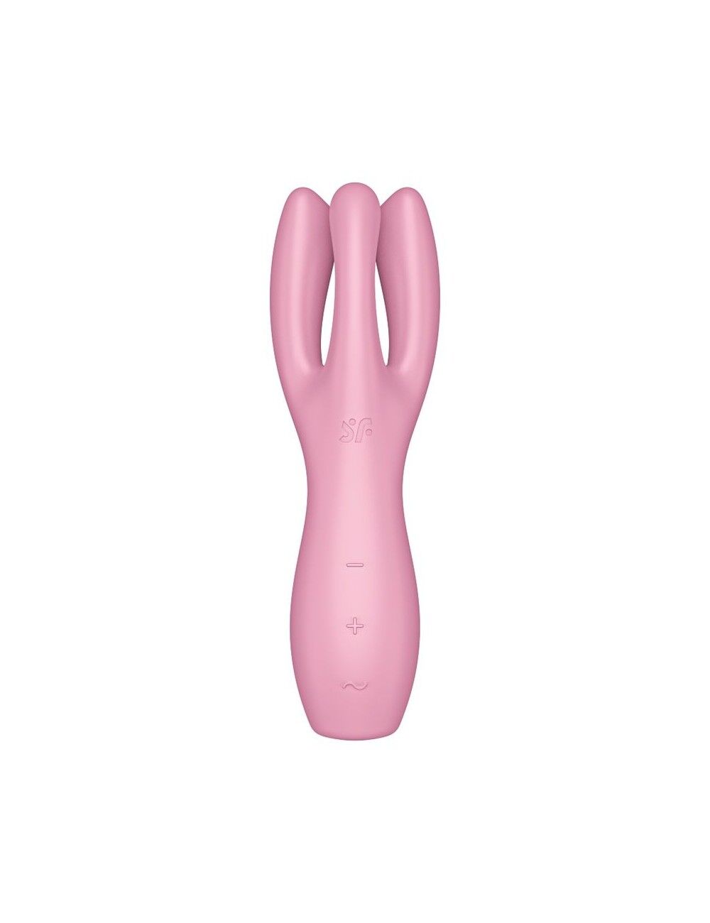Кліторальний вібратор Satisfyer Threesome 3 Pink з трьома пальчиками - Зображення 2