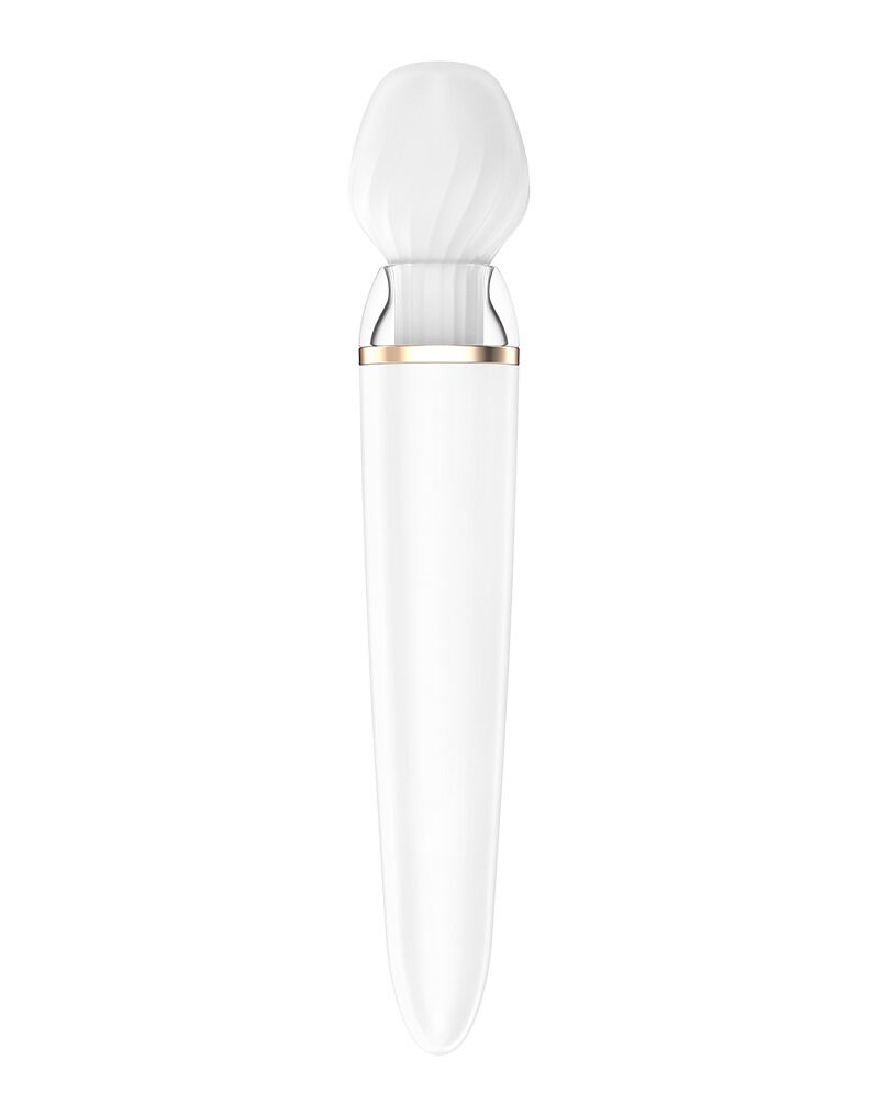 Смарт-вібромасажер зі змінною головкою Satisfyer Double Wand-er - Зображення 2