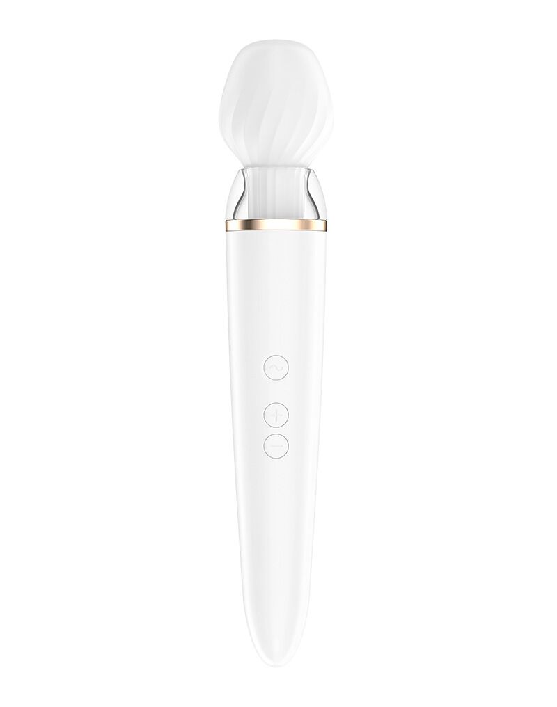 Смарт-вібромасажер зі змінною головкою Satisfyer Double Wand-er - Зображення 3